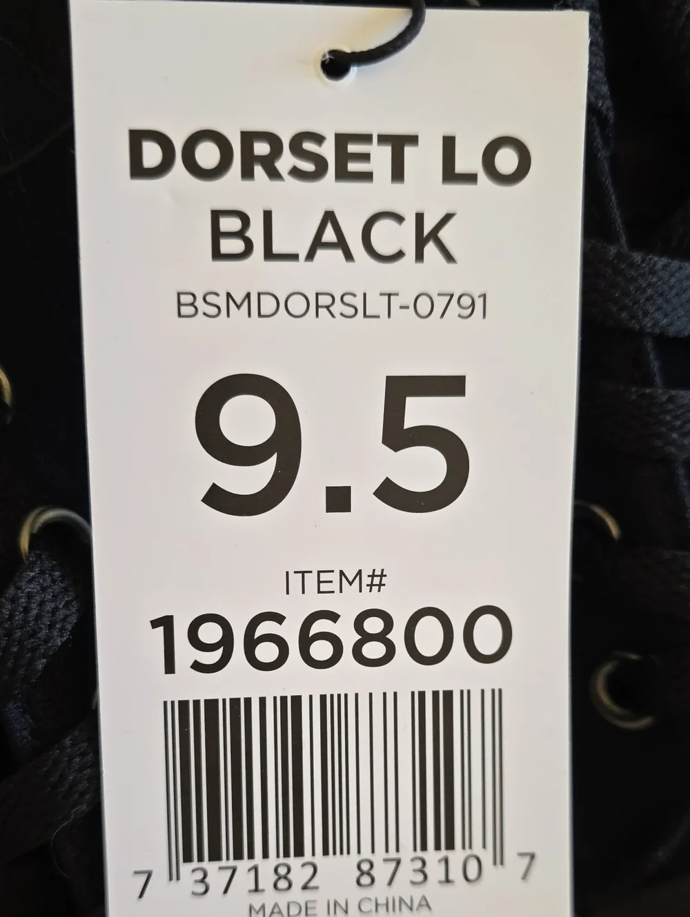 Ben Sherman Dorset Low NWT Black Size 9.5
